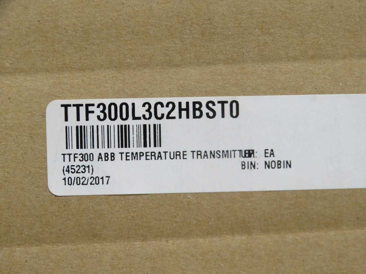 ABB TTF300 Field-Mount Temperature Transmitter T209579 - PRESSURE TRANSMITTER