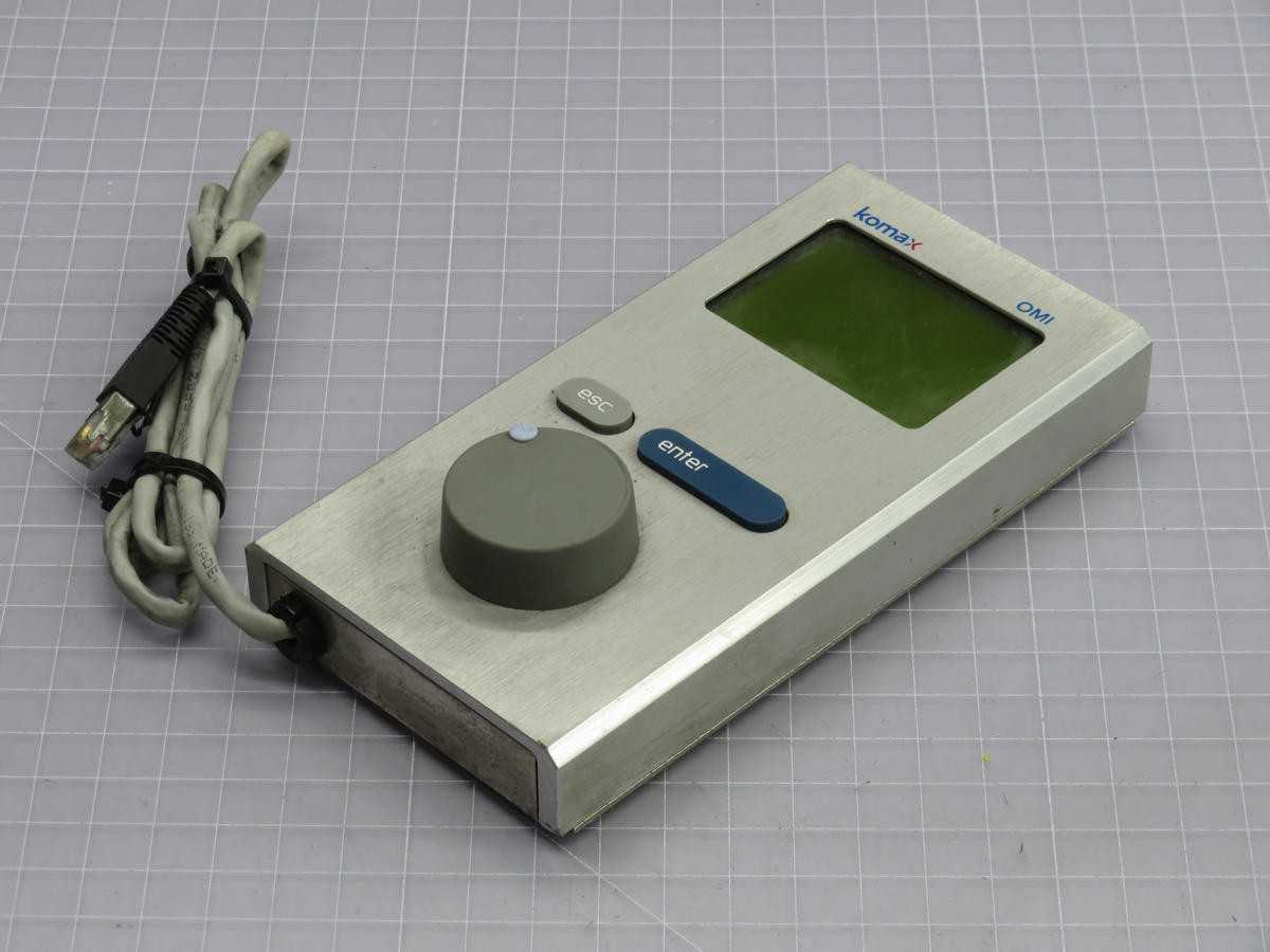 KOMAX OMI OPERATOR MACHINE INTERFACE T227785 - OPERATOR CONTROLS