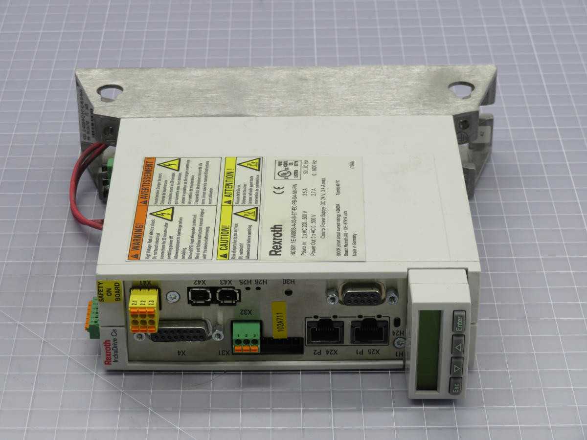 REXROTH HCS01.1E-W0008-A-03-B-ET-EC-PB-S4-NN-FW INDRADRIVE COMPACT CONVERTER T213480 - SERVO
