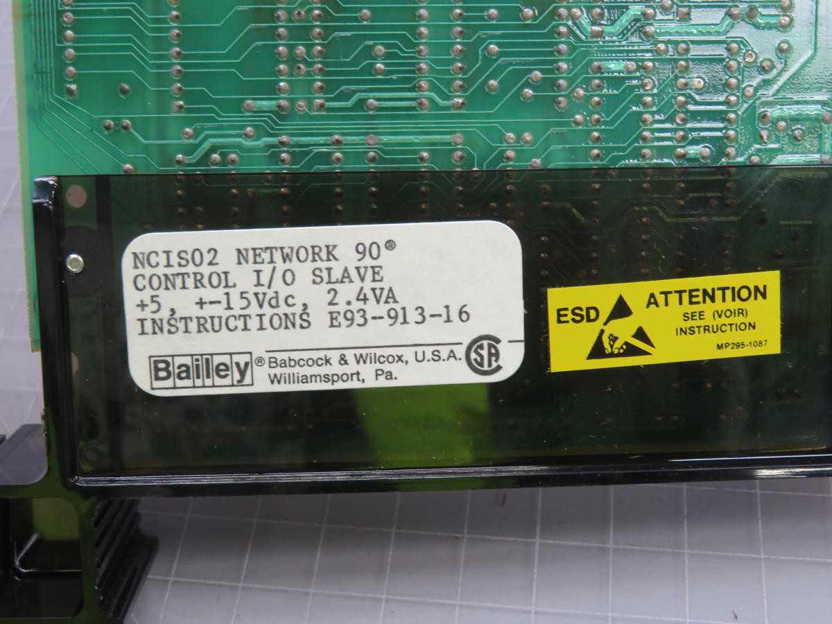 BAILEY NCIS02 PC BOARD T228970 - PLC MODULES