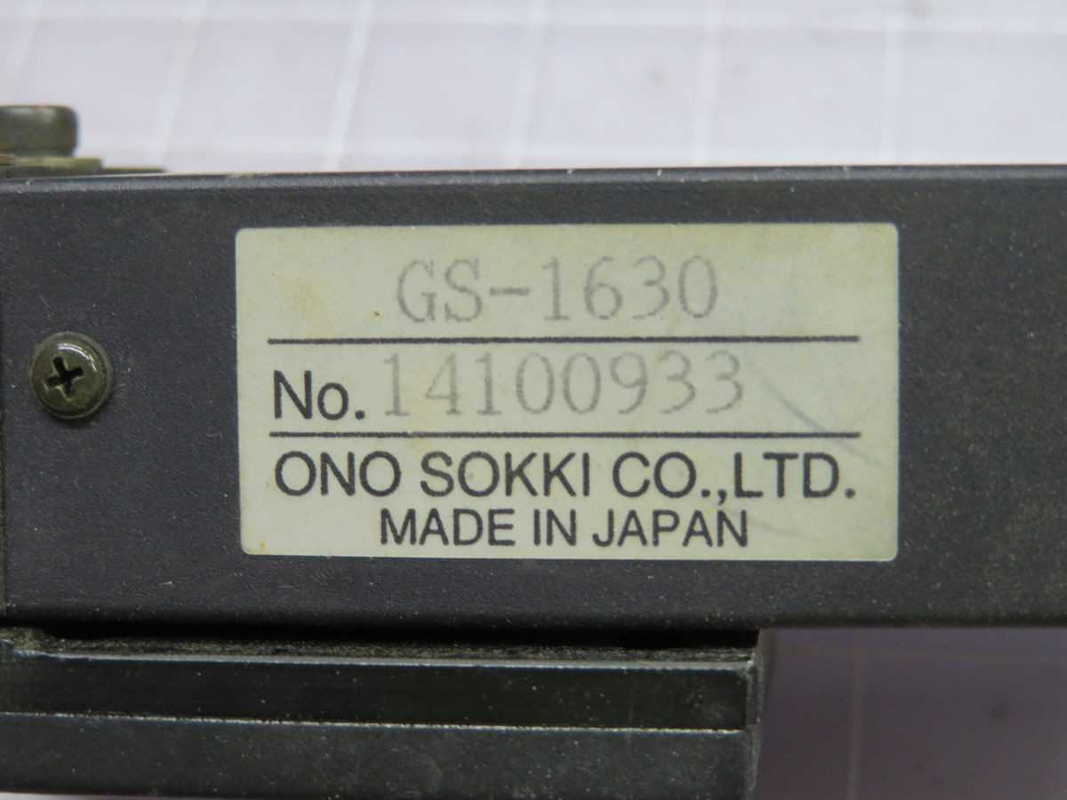 ONO SOKKI GS-1630 LINEAR GAUGE SENSOR T253608 - MISCELLANEOUS
