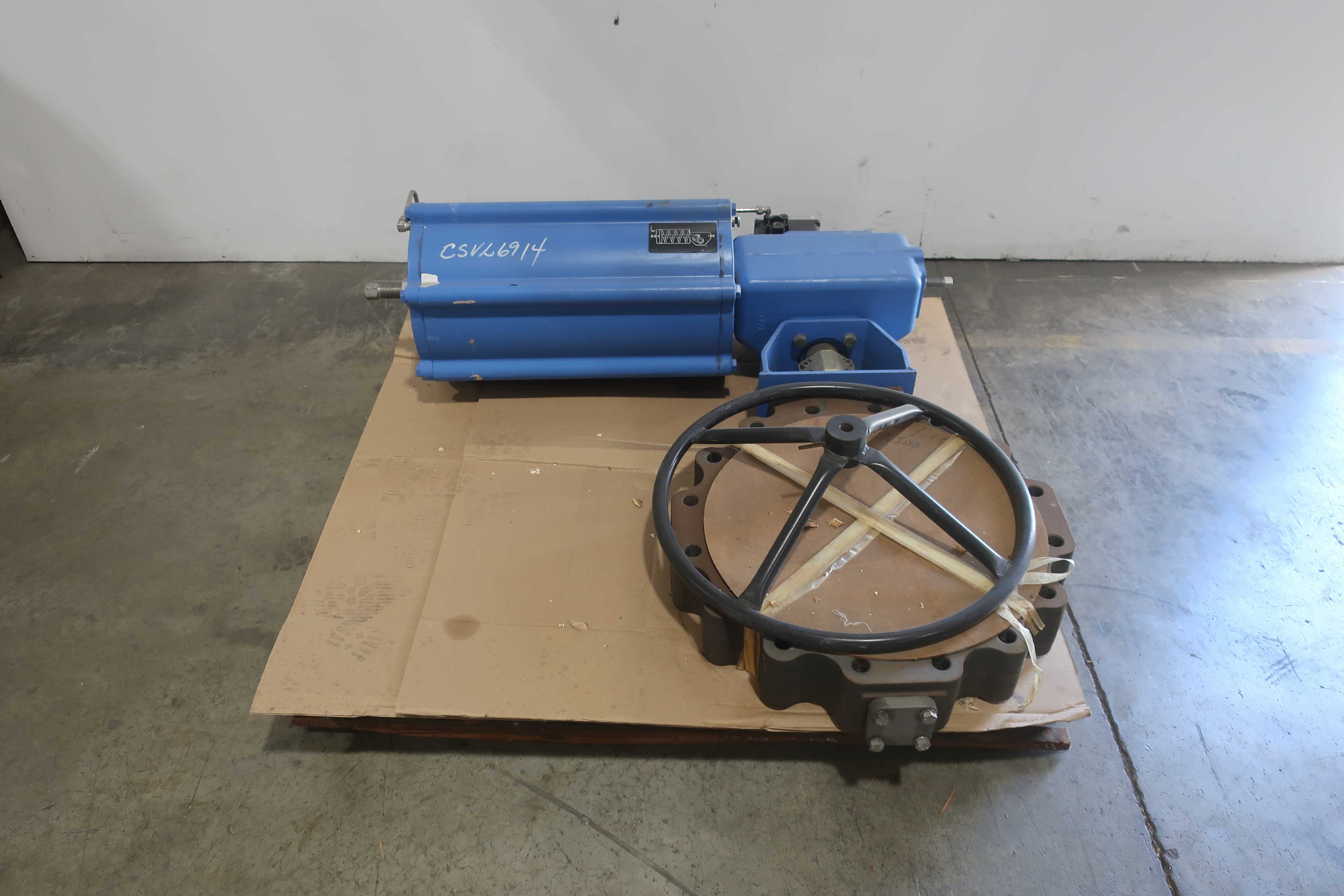 SKU 1772497 - JAMESBURY 815L1122HBXZ WAFER-SPHERE LUGGED PNEUMATIC 18IN CONTROL VALVE - CONTROL VALVE