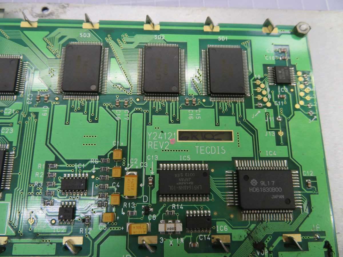 TECDIS Y24121 LCD SCREEN PANEL T254444 - DISPLAYS