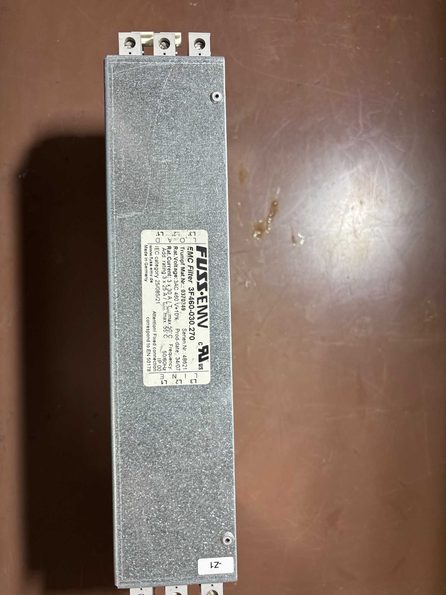 FUSS•EMV 3F460-030.270 EMC FILTER - LINE FILTERS