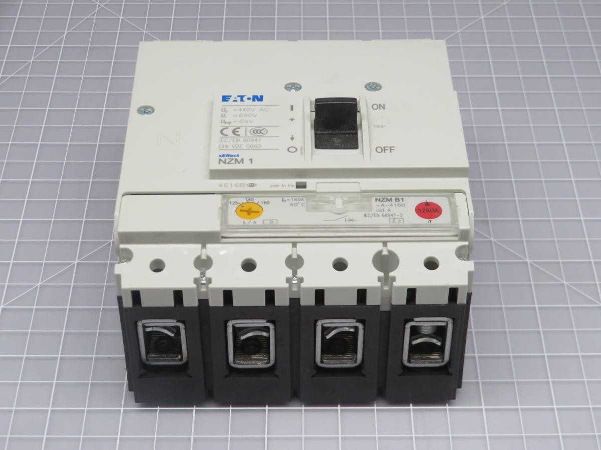 EATON NZMB1-4-A160 THERMAL MAGNETIC CIRCUIT BREAKER, MCCB, NZM1 T202380 - CIRCUIT BREAKERS