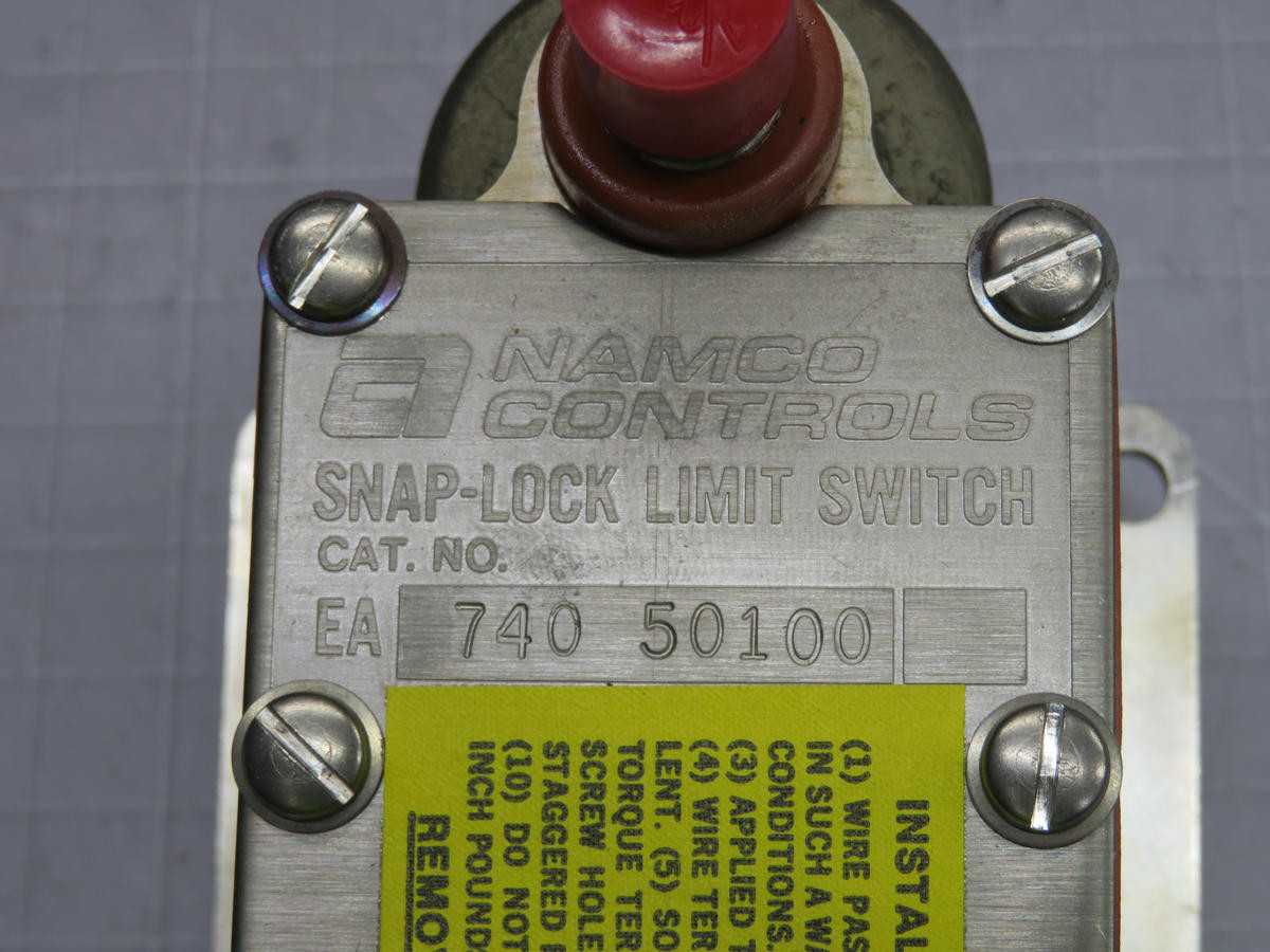 NAMCO EA740 50100 LIMIT SWITCH T233416 - SWITCHES