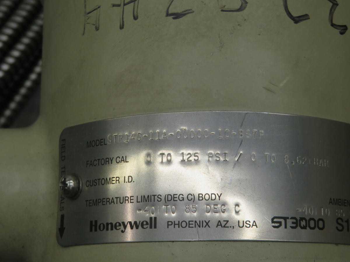 HONEYWELL STR14G-11A-00000-1C+B67F TRANSMITTER WITH CAPILLARIE/FLANGE T216592 - PRESSURE TRANSMITTER