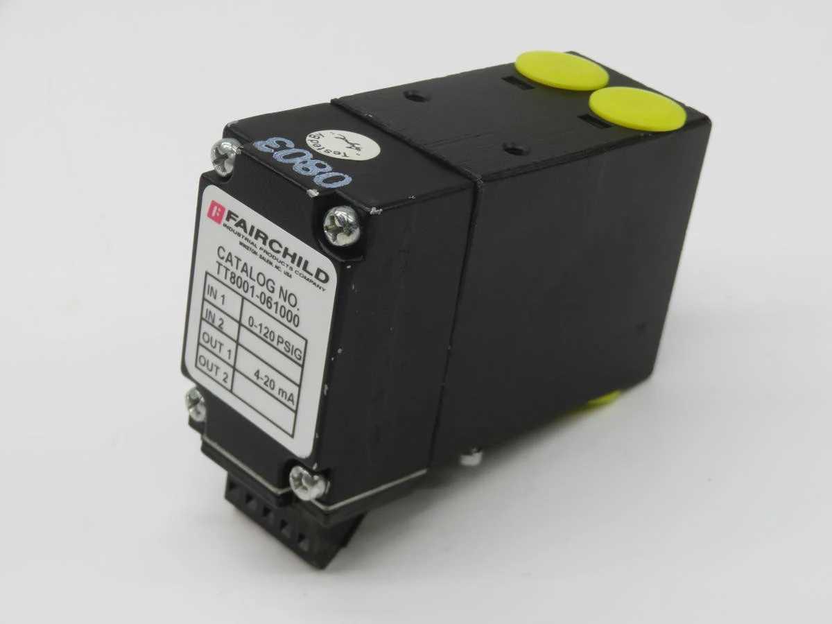 FAIRCHILD TT8001-061000 PRESSURE TRANSDUCER T212387 - FLOW TRANSMITTER