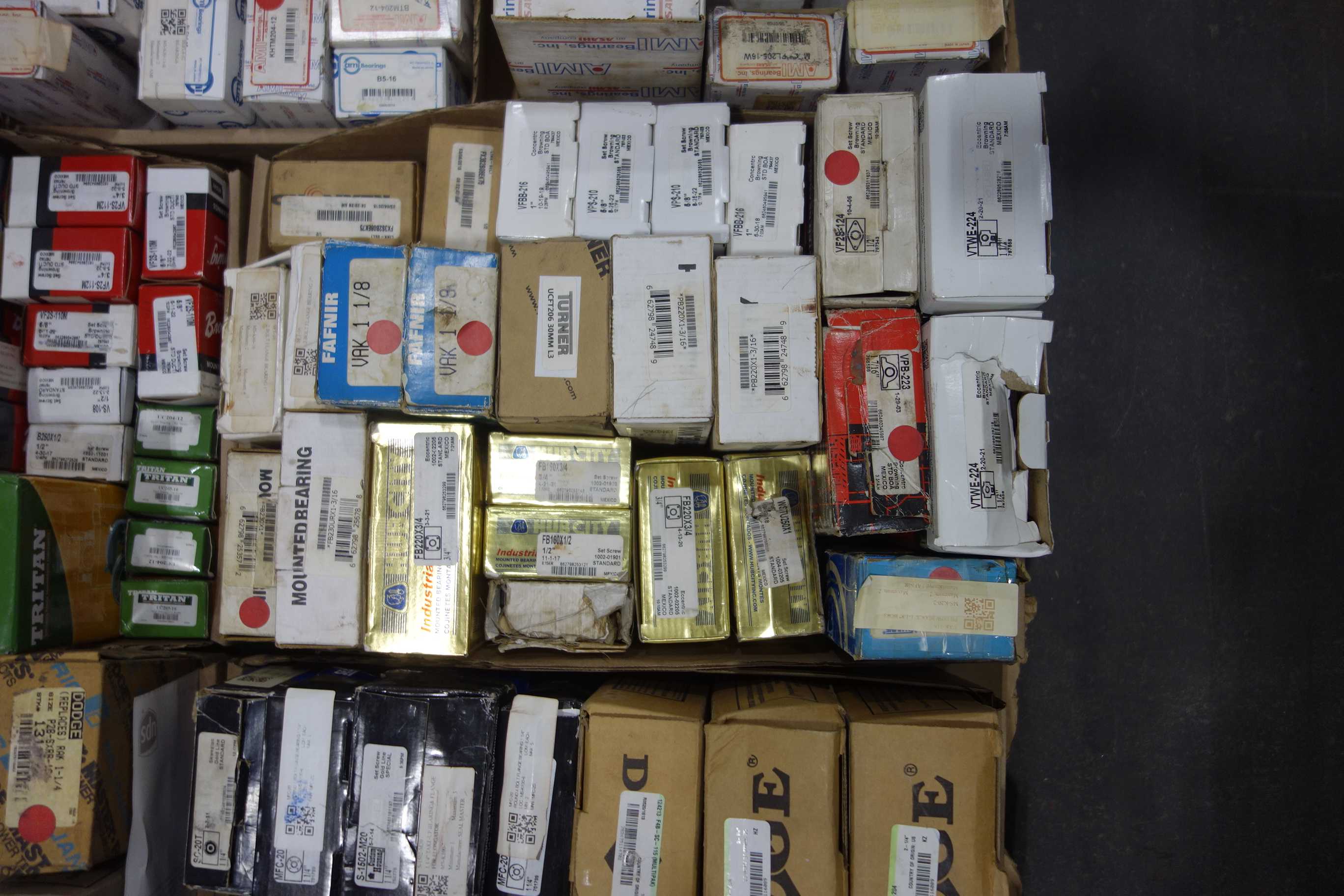 SKU 1772295 - PALLET OF ASSORTED MOUNTED BEARINGS - BEARINGS