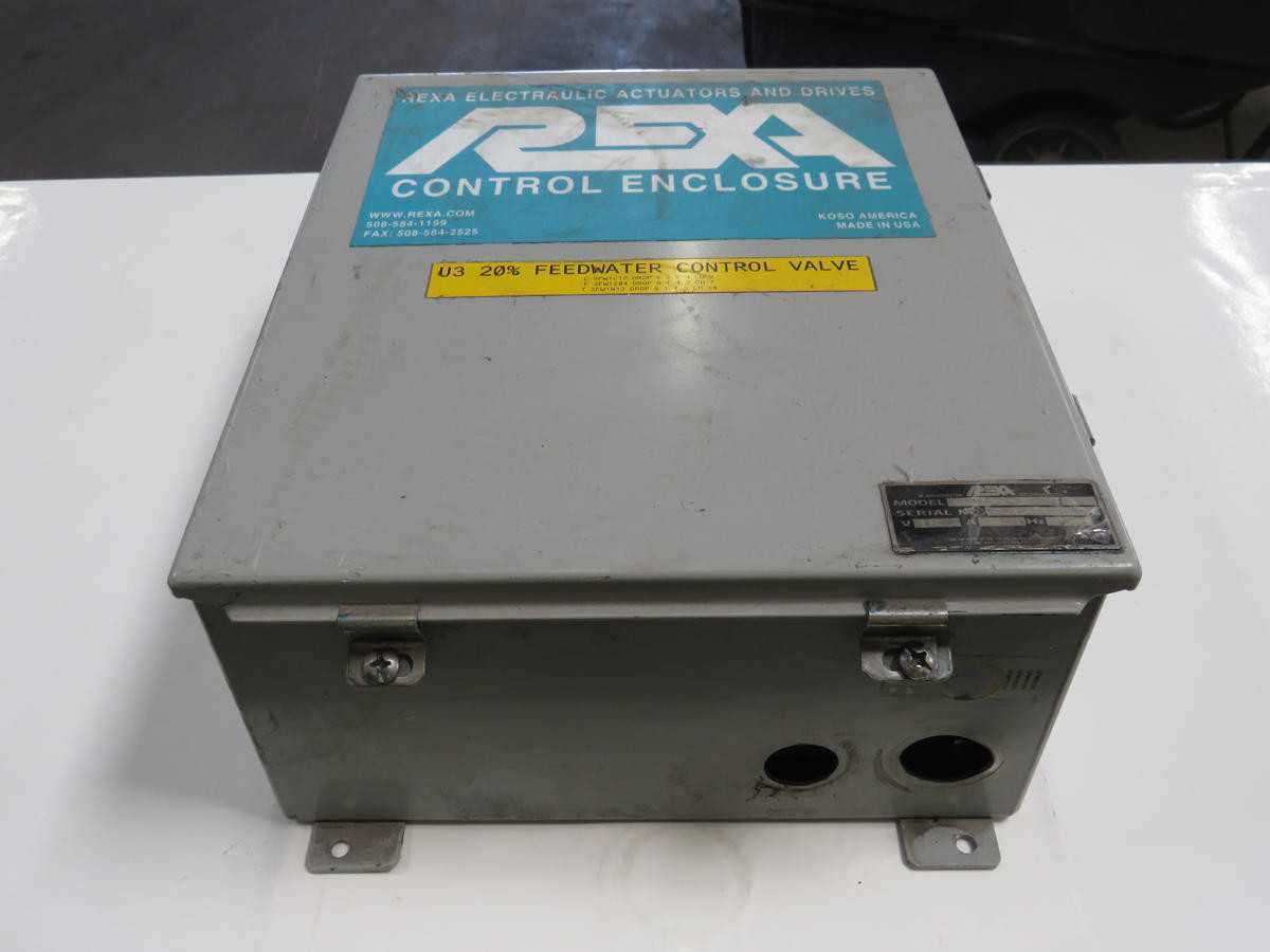 REXA L4000-2-B-P ELECTRULIC ACTUATOR DRIVE CONTROLLER POSITION CONTROL PROCESSOR T210057 - SERVO