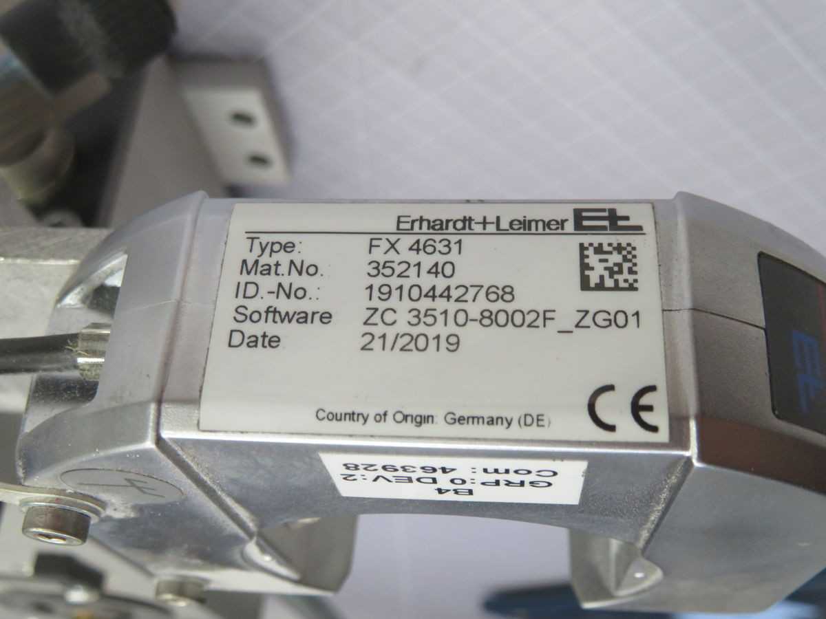 ERHARDT & LEIMER FX 4631 ULTRASONIC EDGE SENSOR T260967 - SENSORS