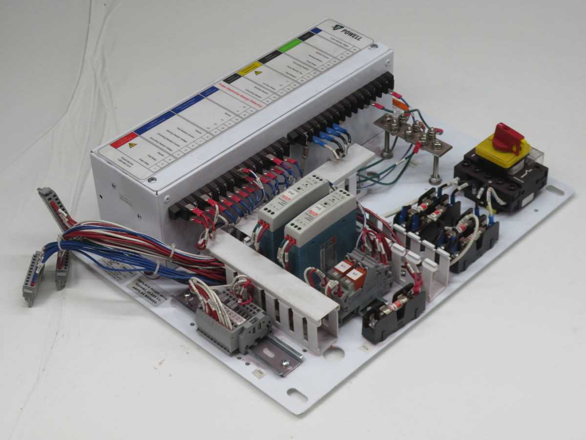 POWELL E201525 INDUSTRIAL CONTROL PANEL T259170 - OPERATOR CONTROLS
