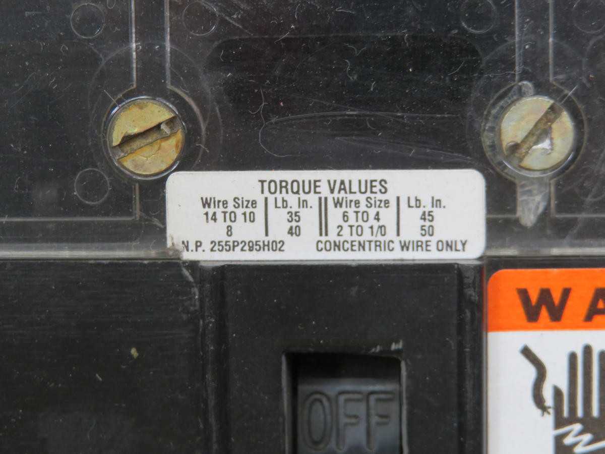 WESTINGHOUSE 82E2844 3 POLE CIRCUIT BREAKER T202234 - CIRCUIT BREAKERS