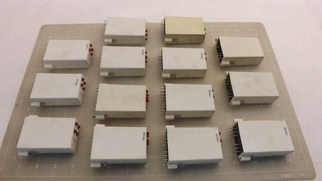 Lot Of 14 AMF Potter & Brumfield IDCQ-5 Solid State Relay T28248 - ELECTRICAL RELAYS