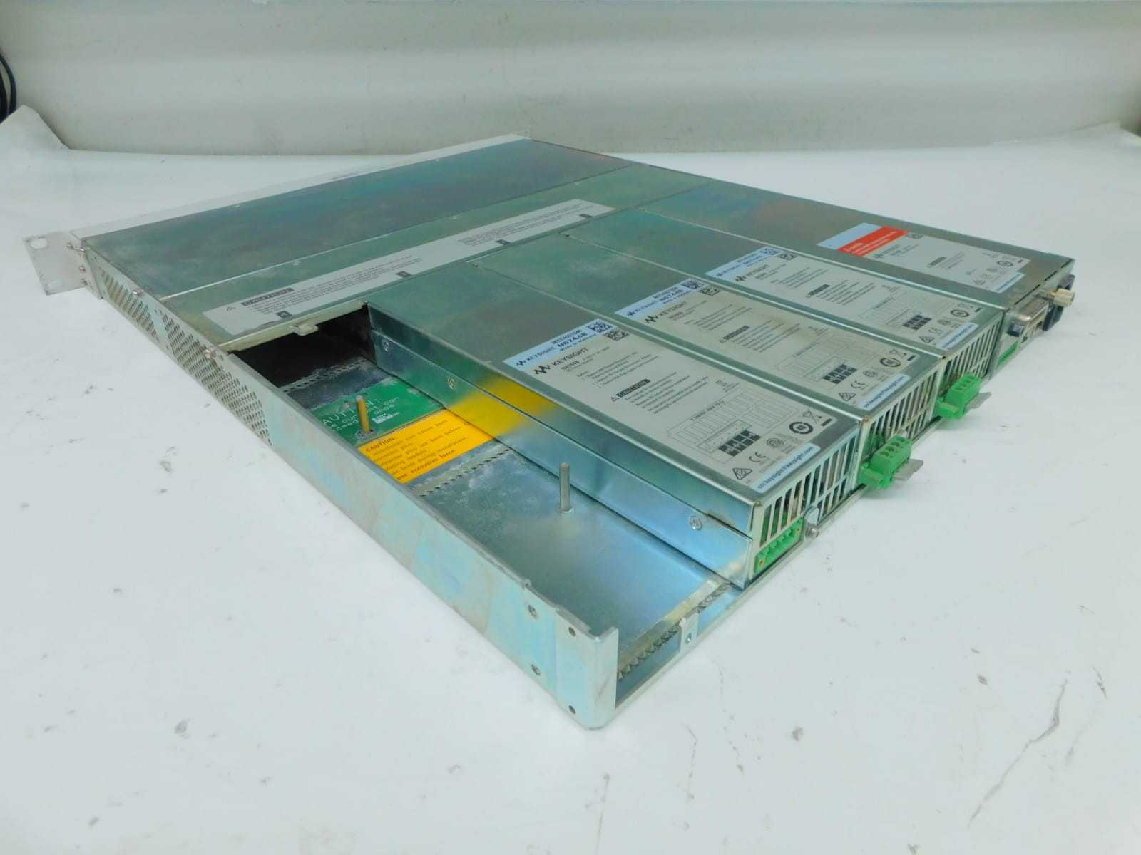 KEYSIGHT N6700B N6744B MODULAR POWER SUPPLY MAINFRAME, 400W, 120/240 VAC, 1 PHASE, 35V, 3A - ANALYZER