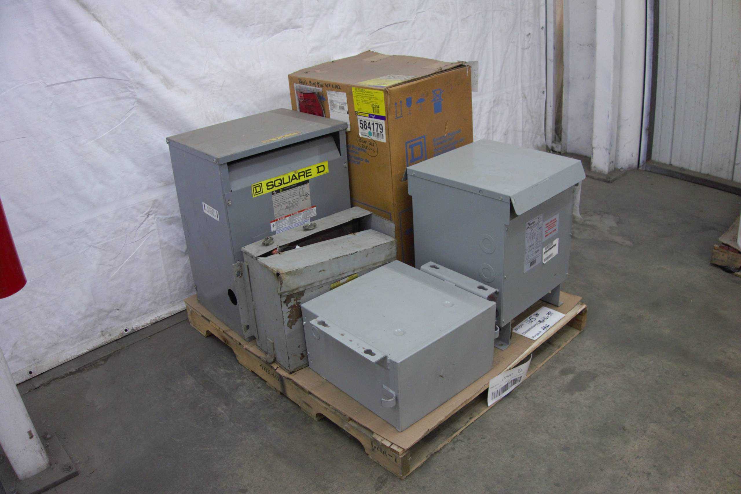 SKU 1779447 - PALLET OF ASSORTED TRANSFORMERS - CONTROL TRANSFORMERS