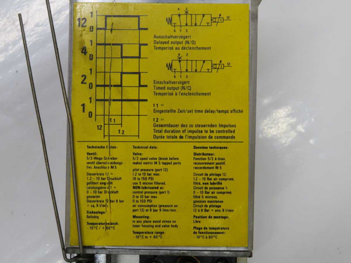 PARKER PCM-E11 PNEUMATIC TIMER T256228 - HMIS & DISPLAYS