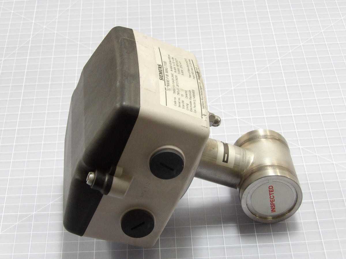 SIEMENS 7ME6110-1VA20-2AA2 SITRAN FM MAG 1100 SITRANS FM ELECTROMAGNETIC FLOW SENSOR 60V MAX SIZE DN - PRESSURE TRANSMITTER