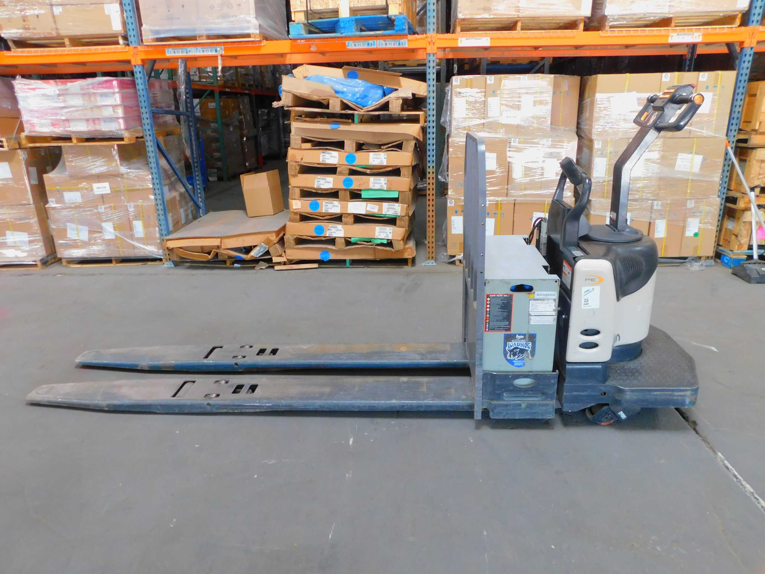 Crown PE4500-60 Electric Rider Pallet Jack 6000lb Load Capacity 24V Tested - ELECTRIC PALLET JACKS