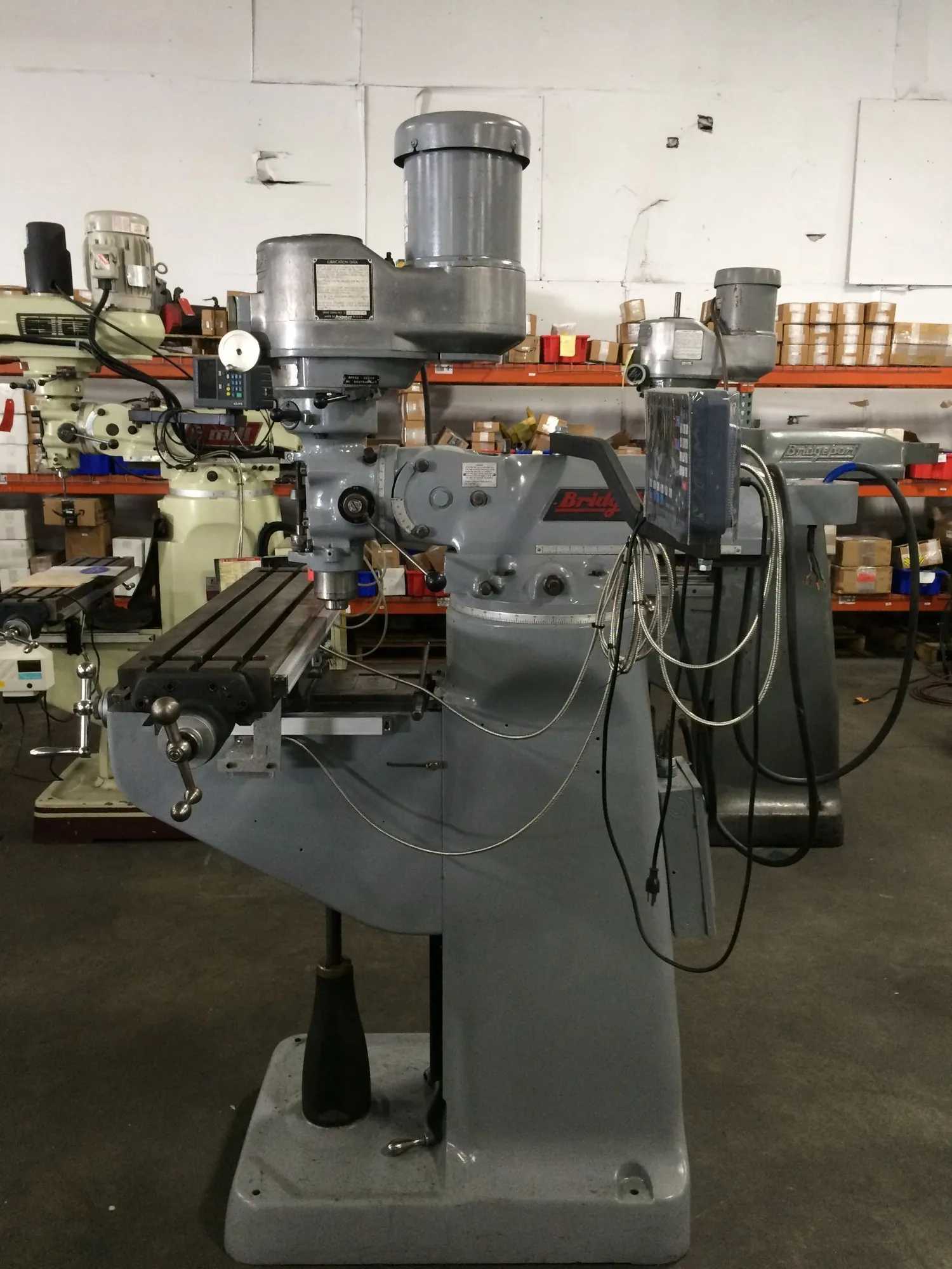 BRIDGEPORT SERIES 1 VERTICAL MILLING MACHINE, 2 HP, 9X42 TABLE, R8, 4200 RPM, ACCURITE DRO - VERTICAL MILLING MACHINES