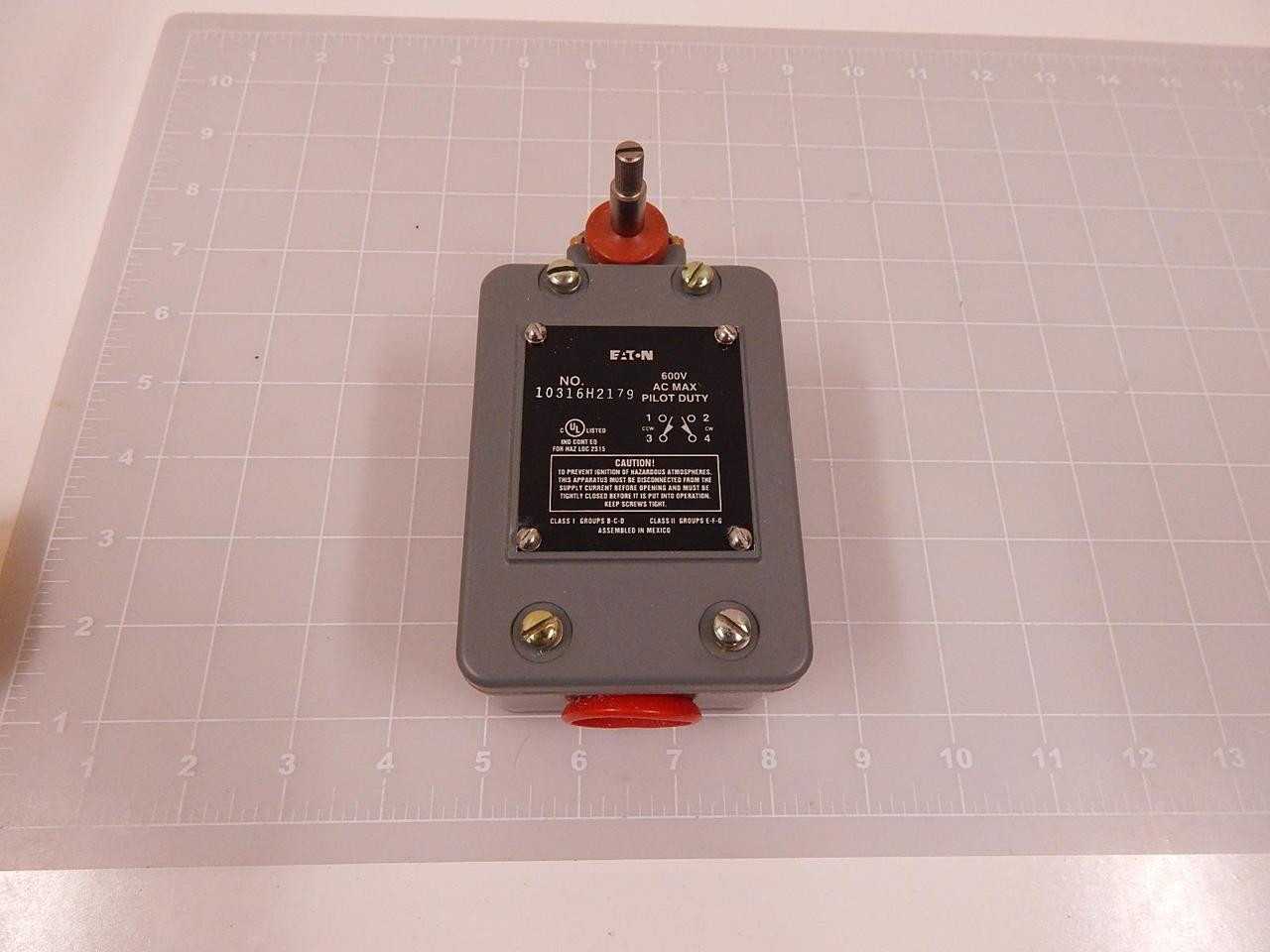 Eaton 10316H2179 Limit Switch T85021 - Reliable Performance for Automation Needs - SENSORS