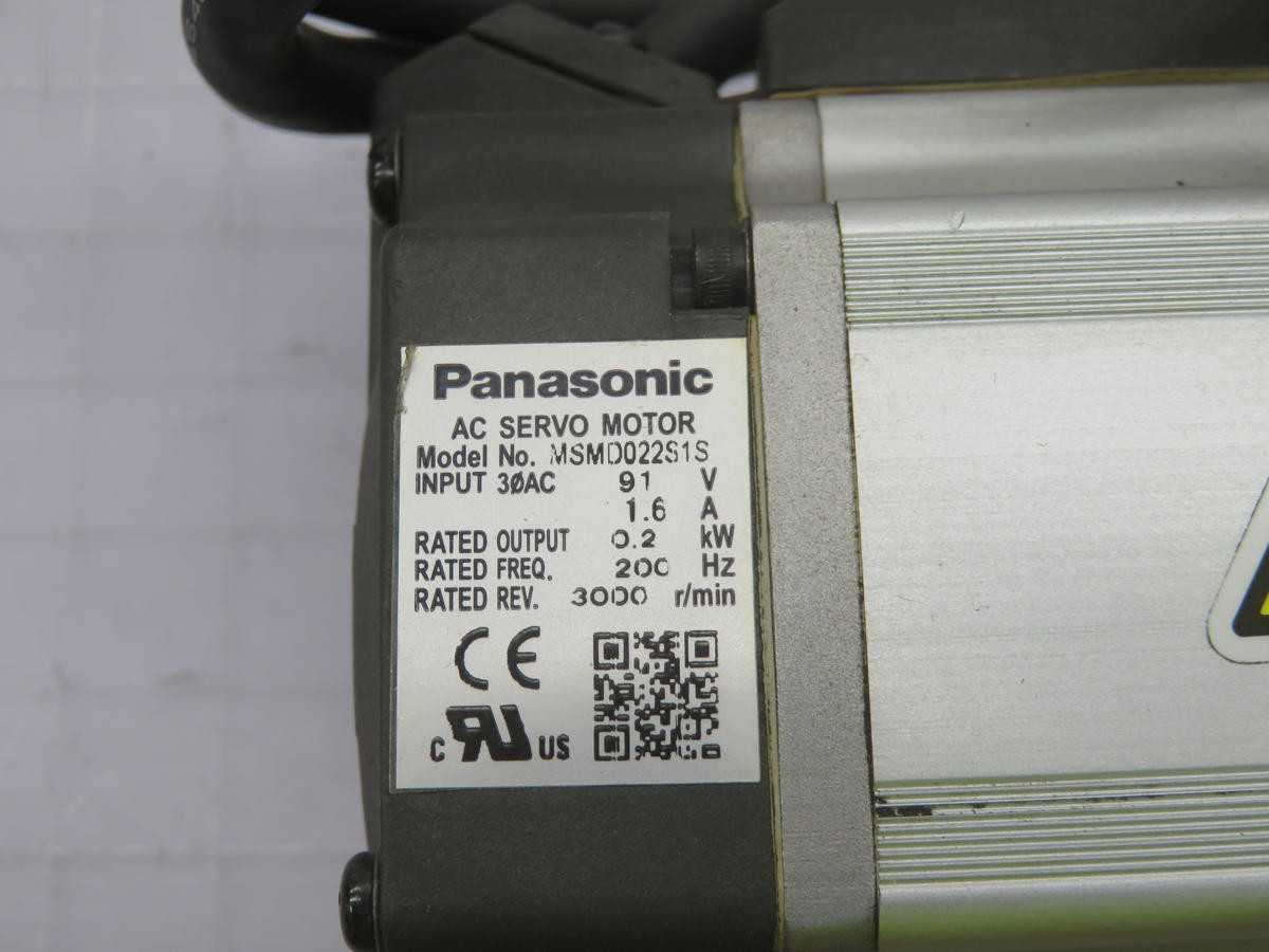 MATSUSHITA ELECTRIC MSMD022S1S AC SERVO MOTOR T216769 - SERVO
