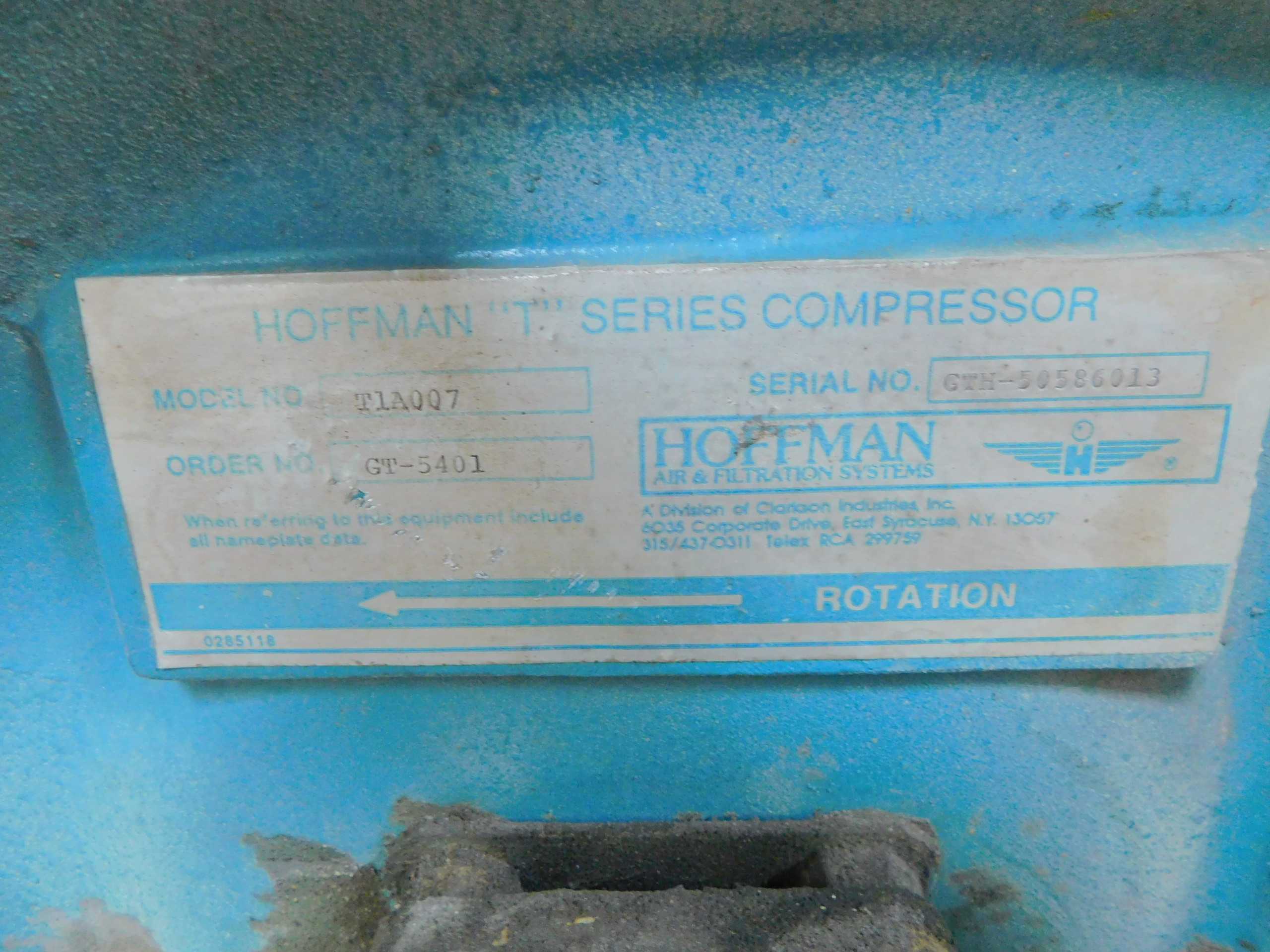 HOFFMAN T1A007 "T" SERIES COMPRESSOR/VACUUM/BLOWER - CENTRIFUGAL BLOWER