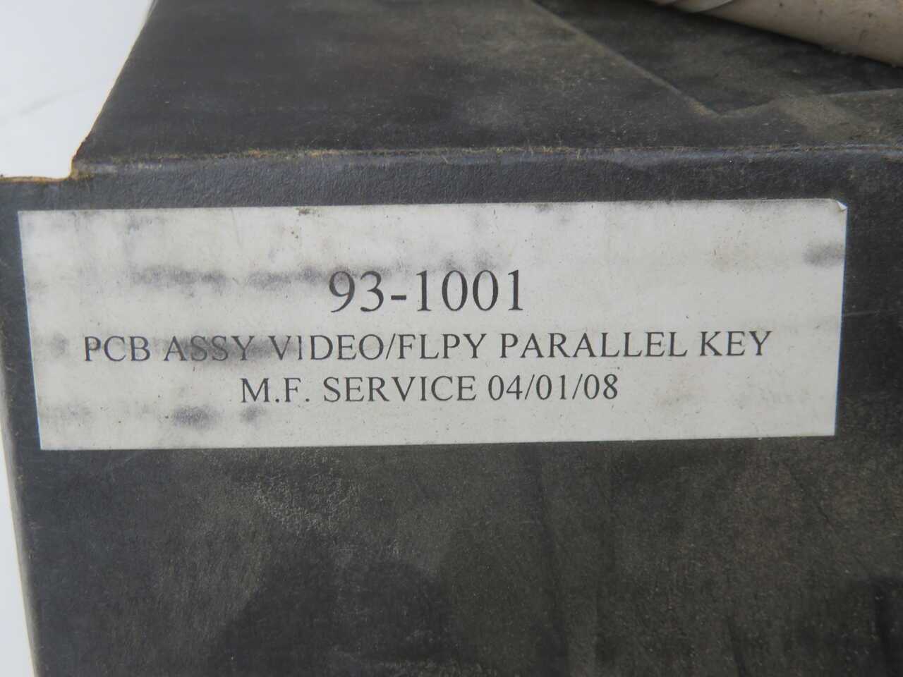 93-1001 PCB ASSEMBLY VIDEO FLPY PARALLEL KEY T271699 - PCB CIRCUIT BOARDS