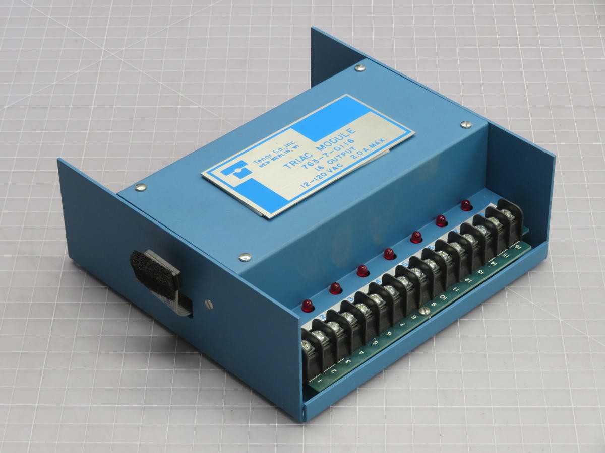TENOR 763-7-0116 TRIAC MODULE T235163 - PLC MODULES