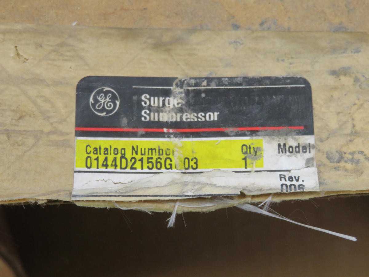 GE 0144D2156G603 WR32991 VOLTAGE SURGE SUPPRESSOR T217386 - SURGE SUPPRESSOR