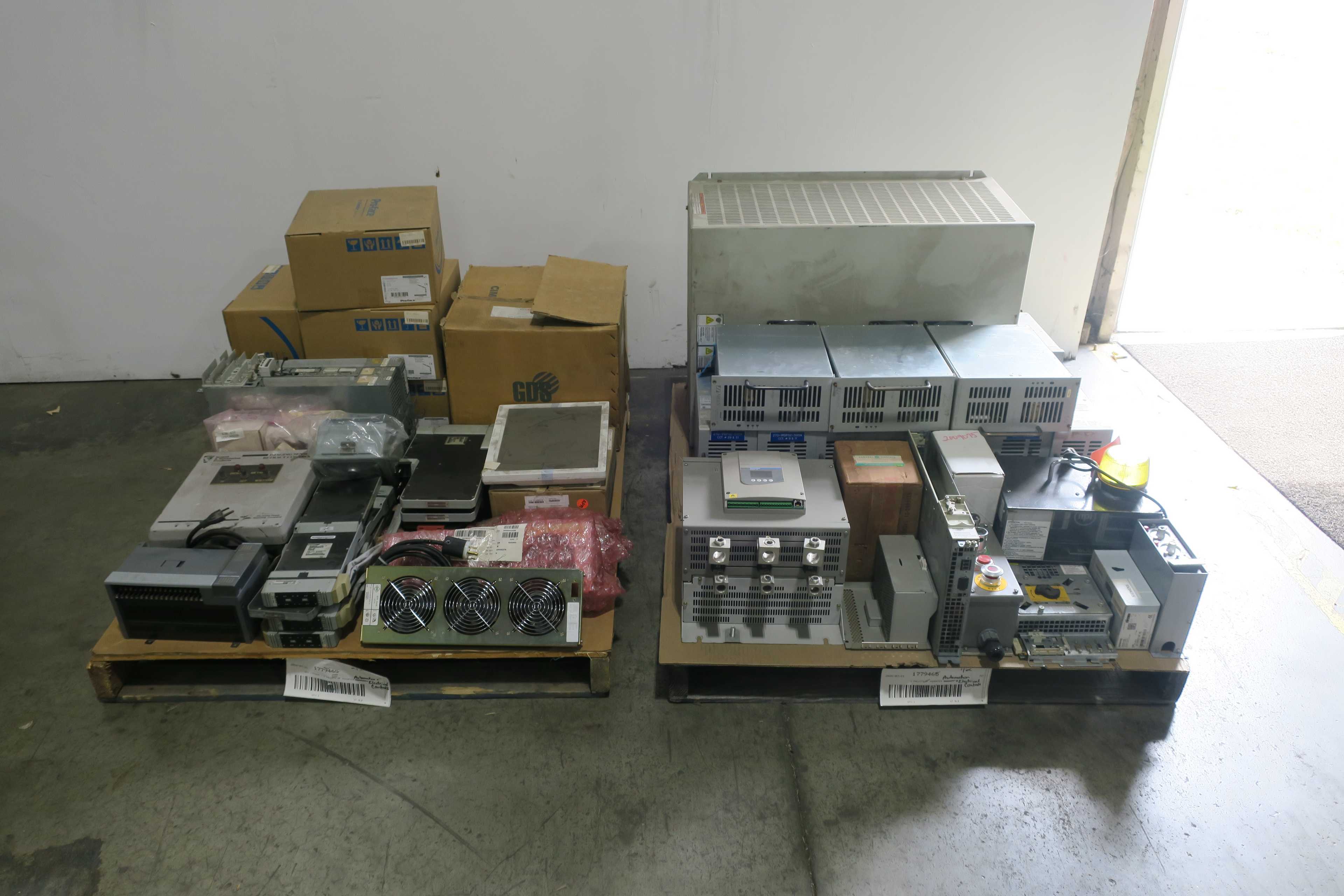 SKU 1779465 - 2 PALLETS OF ASSORTED AUTOMATION AND ELECTRICAL CONTROLS - AUTOMATION & CONTROLS