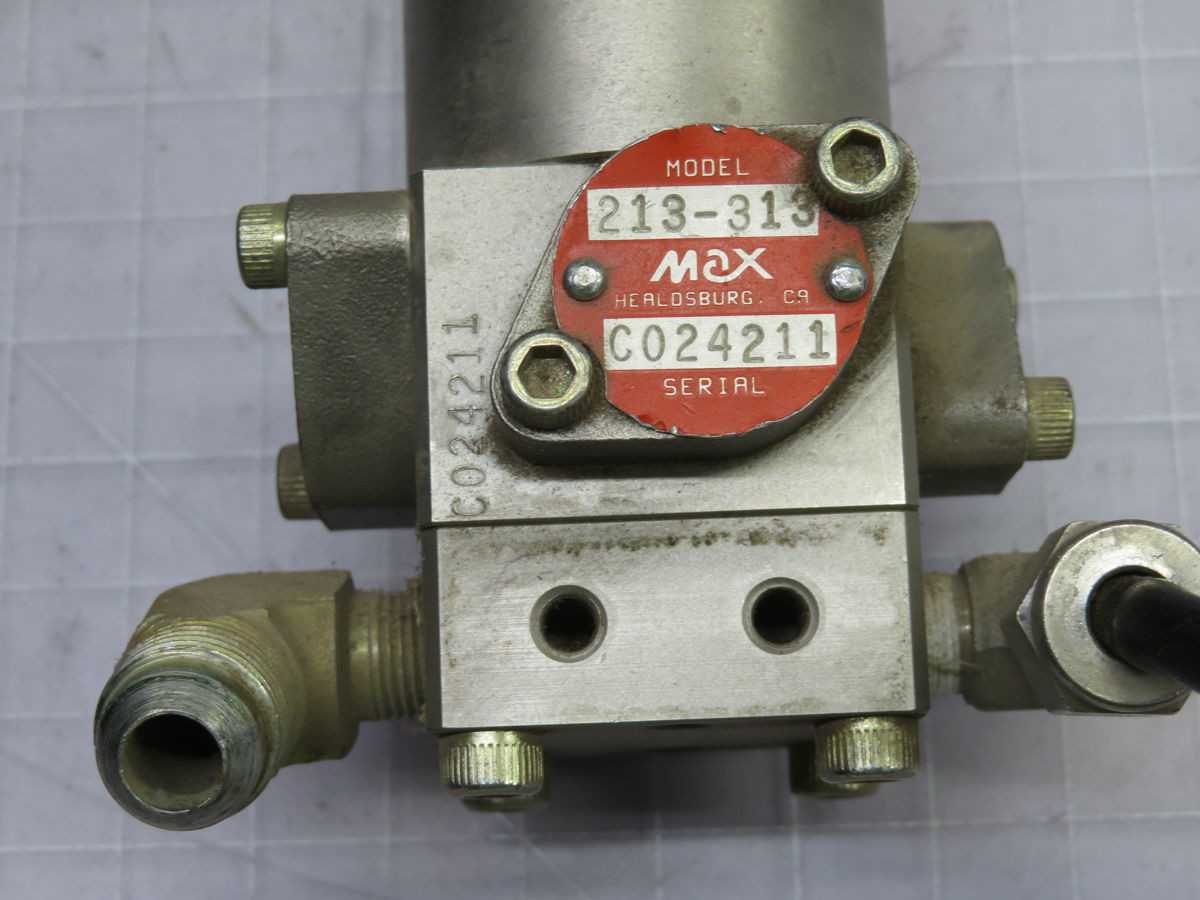 MAX MACHINERY 286-713 FLOW TRANSMITTER T256102 - FLOW TRANSMITTER