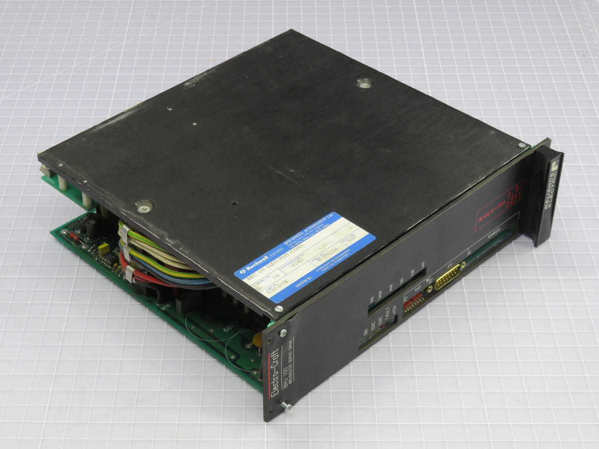 ROCKWELL BRU100 AM30+PMT+CONN ELECTRO-CRAFT BRUSHLESS SERVO DRIVE T211263 - SERVO DRIVES