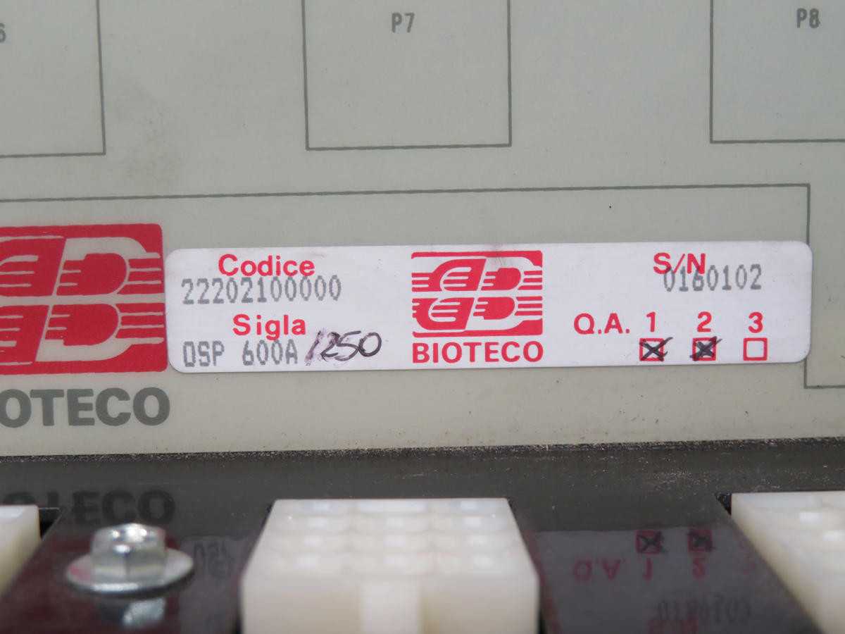 Bioteco 22202100000 OSP 600A/250 AC To DC Power Supply T212133 - POWER SUPPLIES