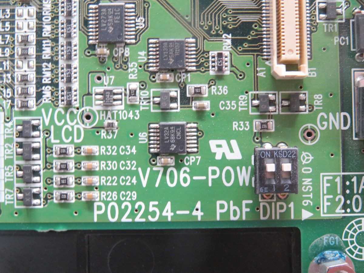 FUJI V706-POW TOUCH SCREEN POWER BOARD T257788 - PCB CIRCUIT BOARDS
