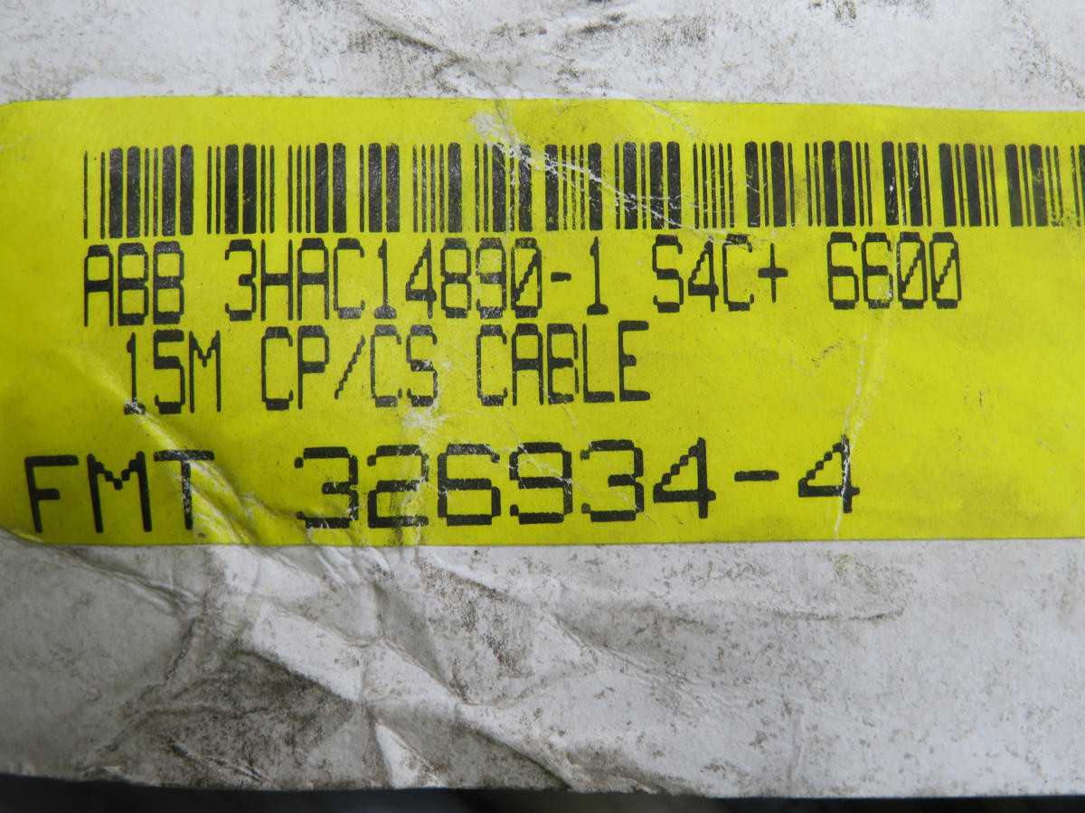 ABB 3HAC14890-1 Power And Signal Cable S4C+ 6600 T204565 - MULTIPLE CONDUCTOR CABLE