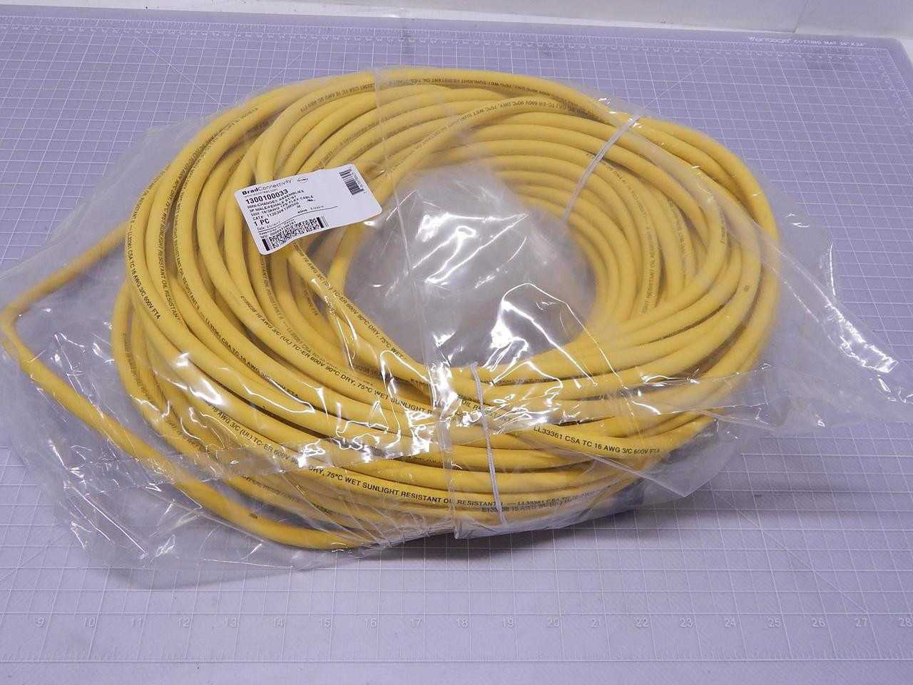 BRAD CONNECTIVITY 1300100033 MINI-CHANGE ASSEMBLIES 3 P MALE / FEMALE ST/ST T108823 - ELECTRICAL COMPONENTS