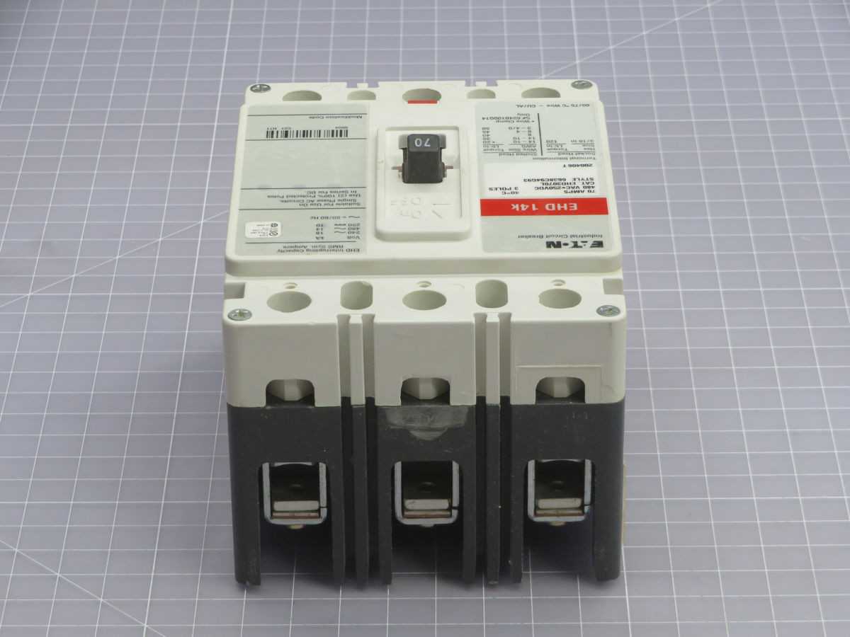 EATON EHD3070L INDUSTRIAL CIRCUIT BREAKER T246006 - CIRCUIT BREAKERS