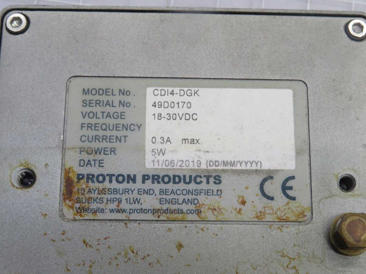 Proton CDI4-DGK Universal Display T257744 - High-Performance Monitoring Solution - HMIS & DISPLAYS