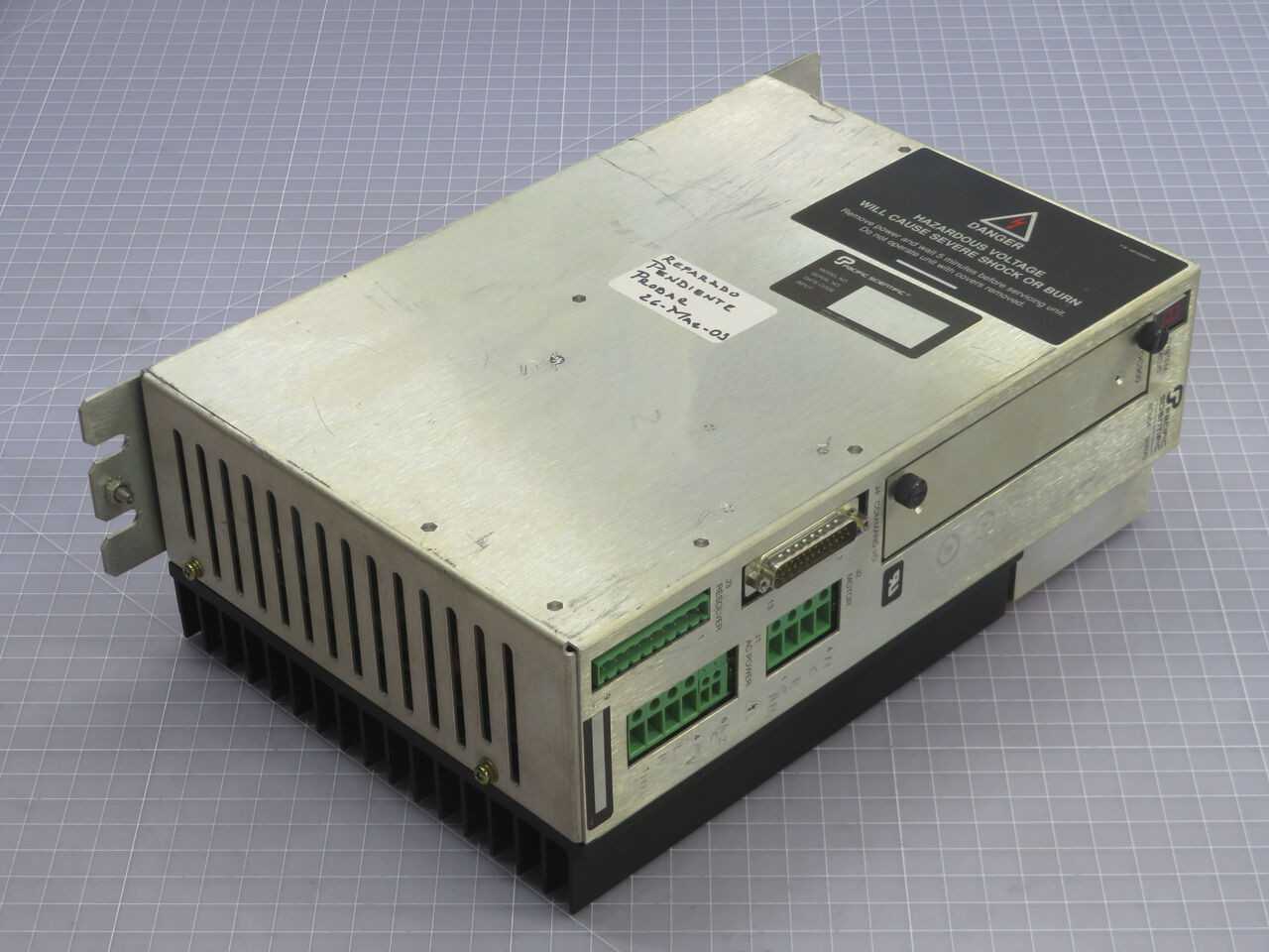PACIFIC SCIENTIFIC .
SC904-021-01 SERVO DRIVE T245303 - SERVO MOTORS