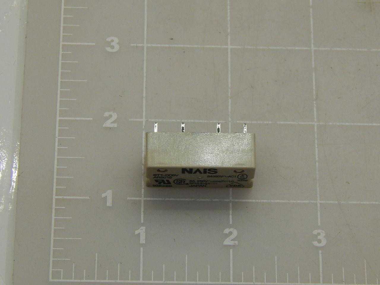 LOT OF 49 NAIS ST1-DC5V AR2019 GENERAL PURPOSE RELAYS 8A 5VDC 1FORMA/1FORMB PCB T86959 - ELECTRICAL RELAYS