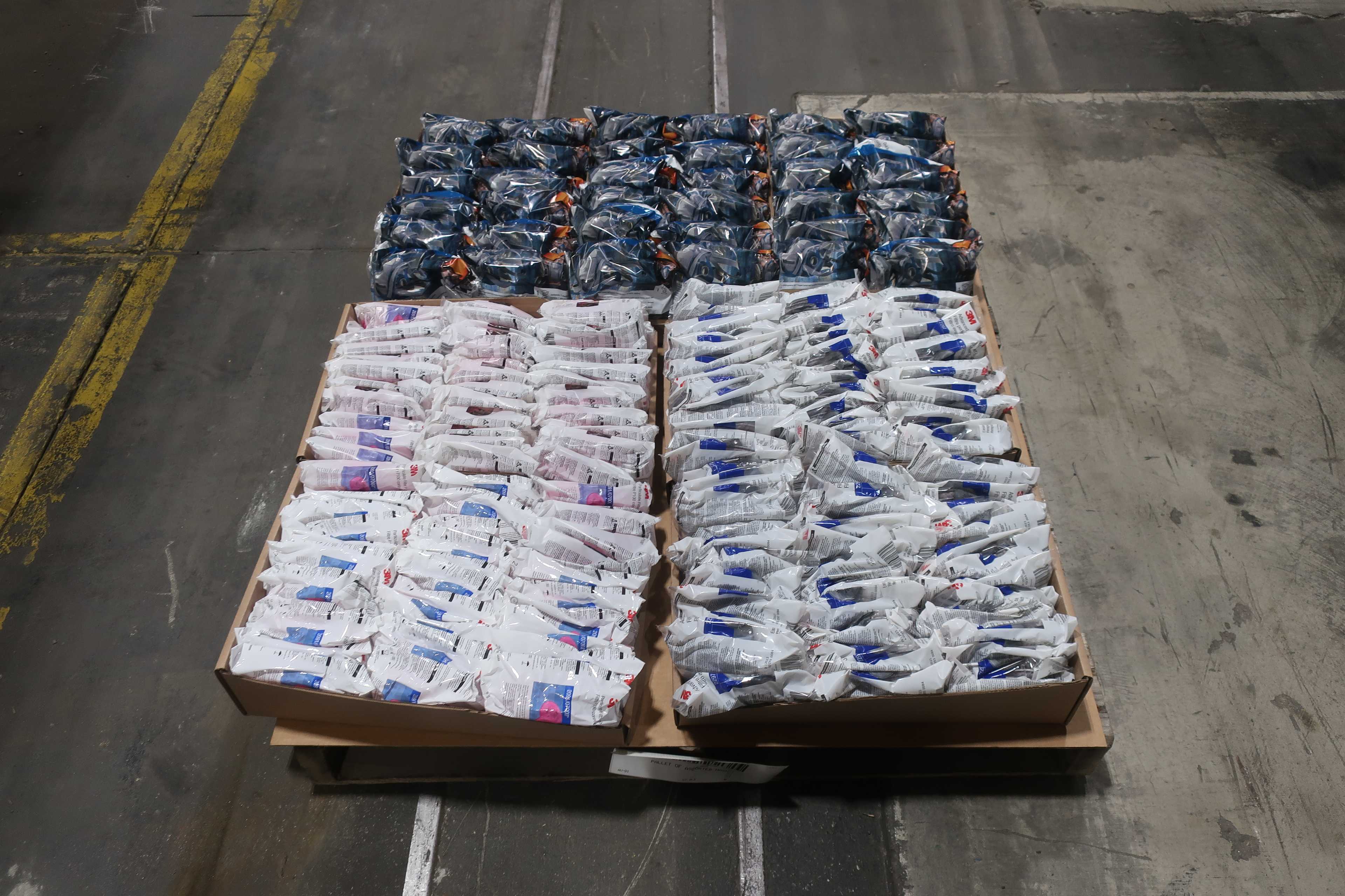 SKU 1762000 - PALLET OF ASSORTED MASK - PPE