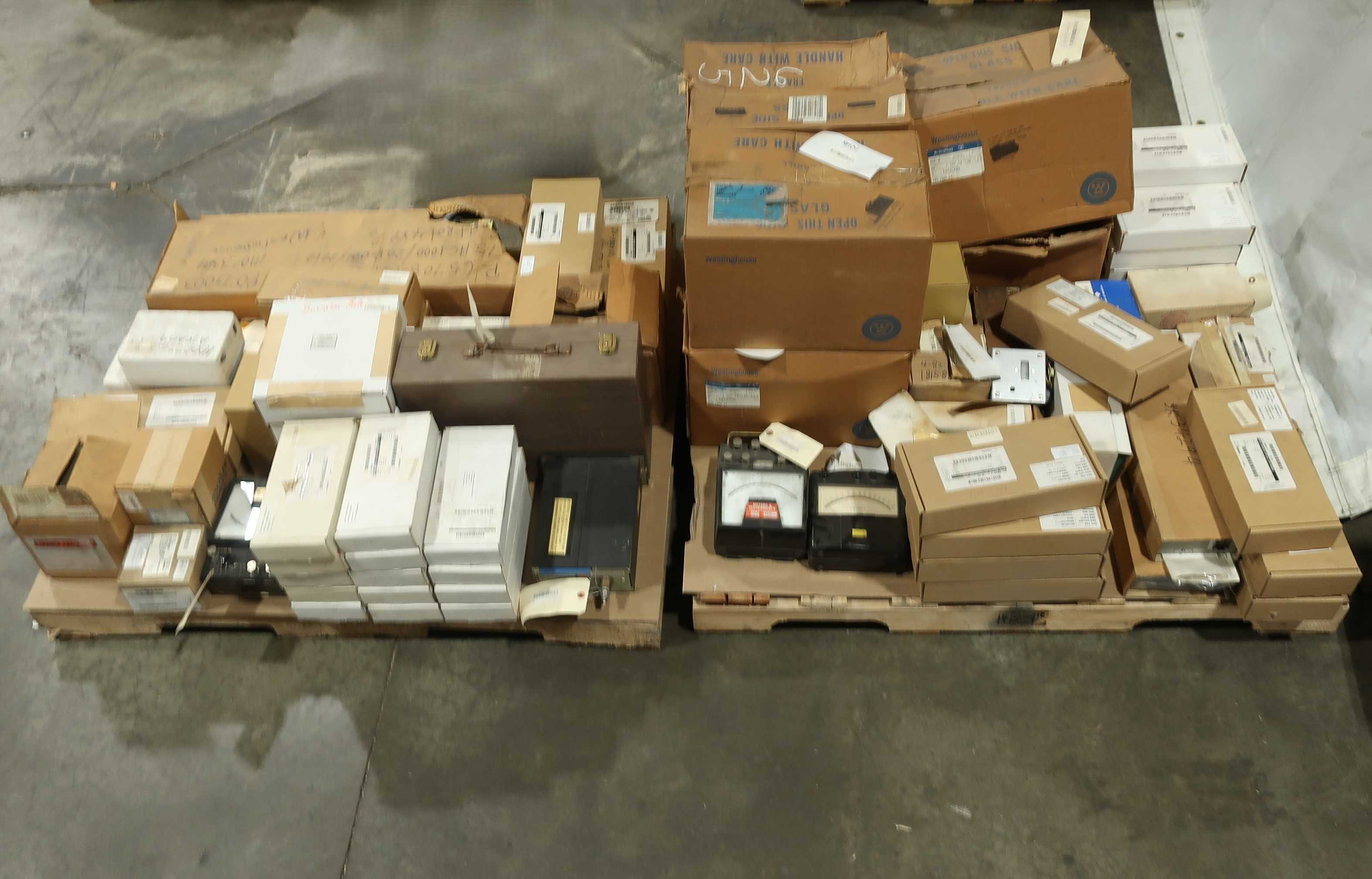 SKU 1775785 - 2 PALLETS OF ASSORTED PANEL METERS - PANEL METERS