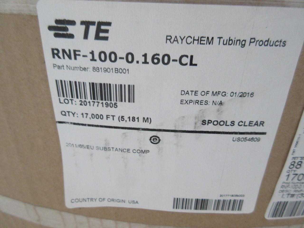 TE Connectivity RNF-100 Heat Shrink Tubing 3/4" (17000 Ft) - T83243 - ELECTRICAL COMPONENTS