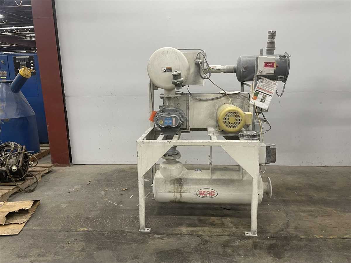 2002 Mac 563 Vacuum Conveyor - 7.5 HP, 210 CFM, 5" Discharge Size, Includes Motor - VACUUM PUMP