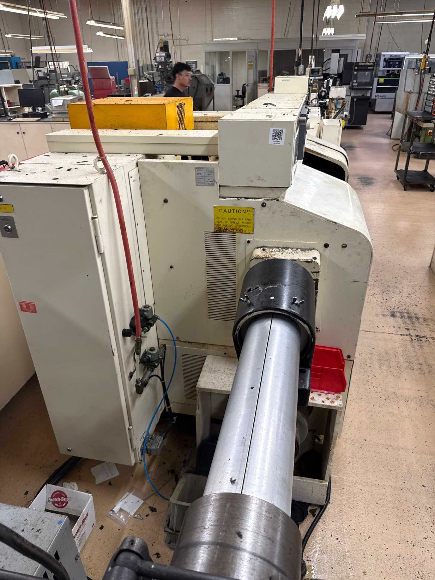 Nakamura Tome TMC-15M CNC Lathe 220V 10HP 4500RPM Chip Conveyor, 2 Spindles - CNC LATHES