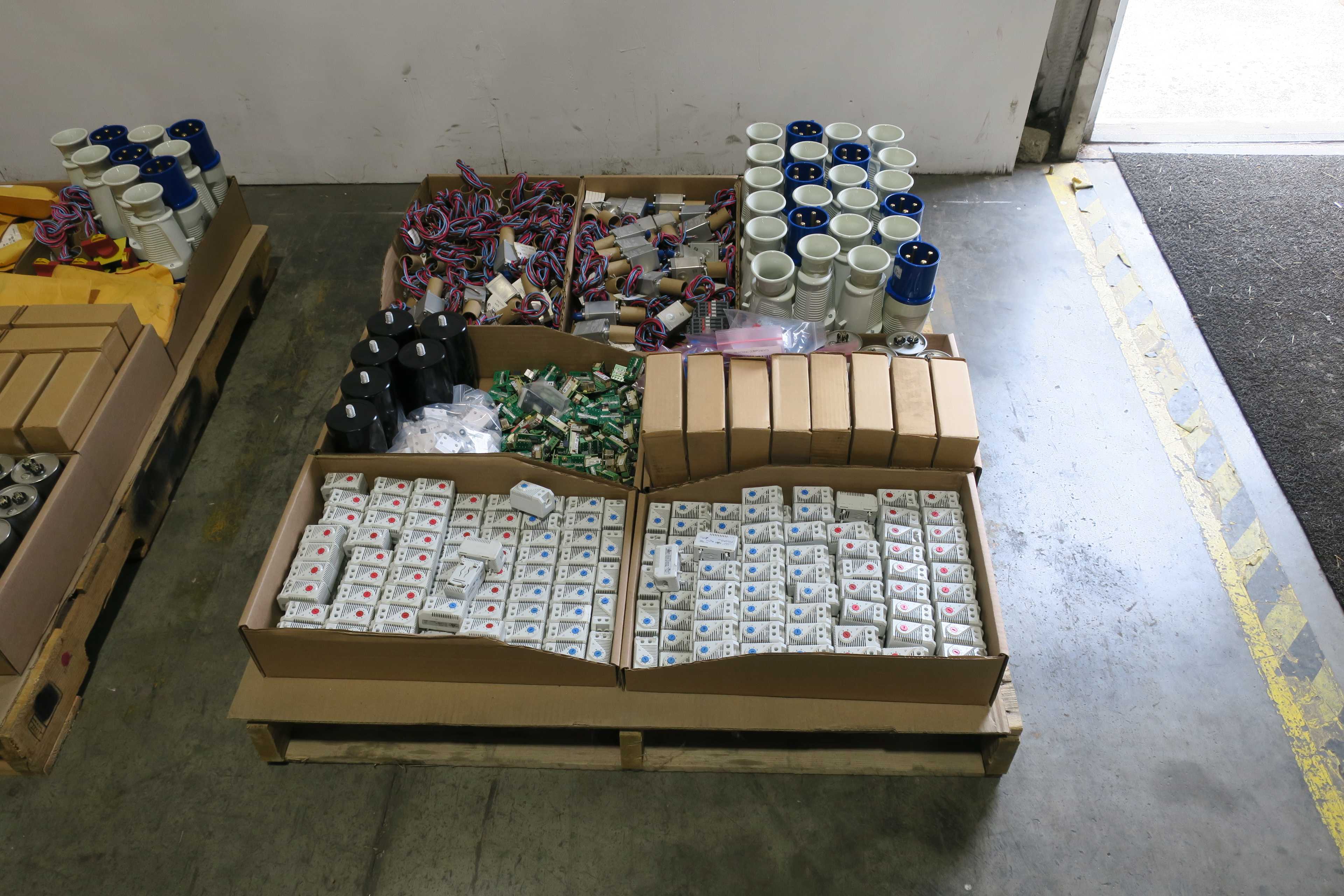 SKU 1784043 - 2 PALLETS OF ASSORTED ELECTRICAL COMPONENTS - ELECTRICAL COMPONENTS