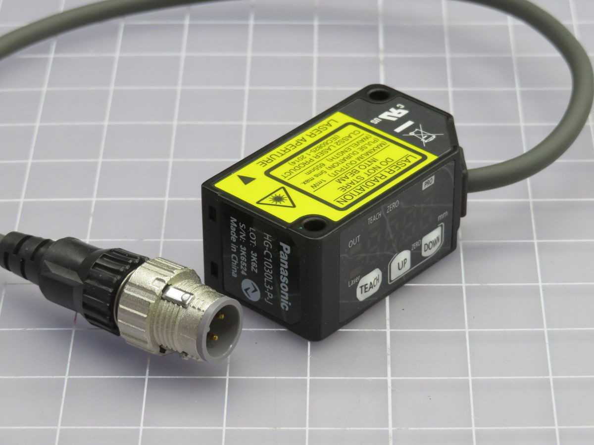 PANASONIC HG-C1030L3-P-J MICRO LASER DISTANCE SENSOR T256869 - SENSORS