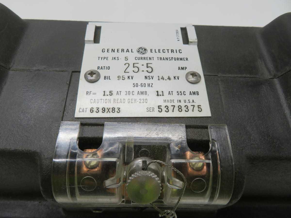 GE 639X83 JKS-5 CURRENT TRANSFORMER T210985 - POWER TRANSFORMERS