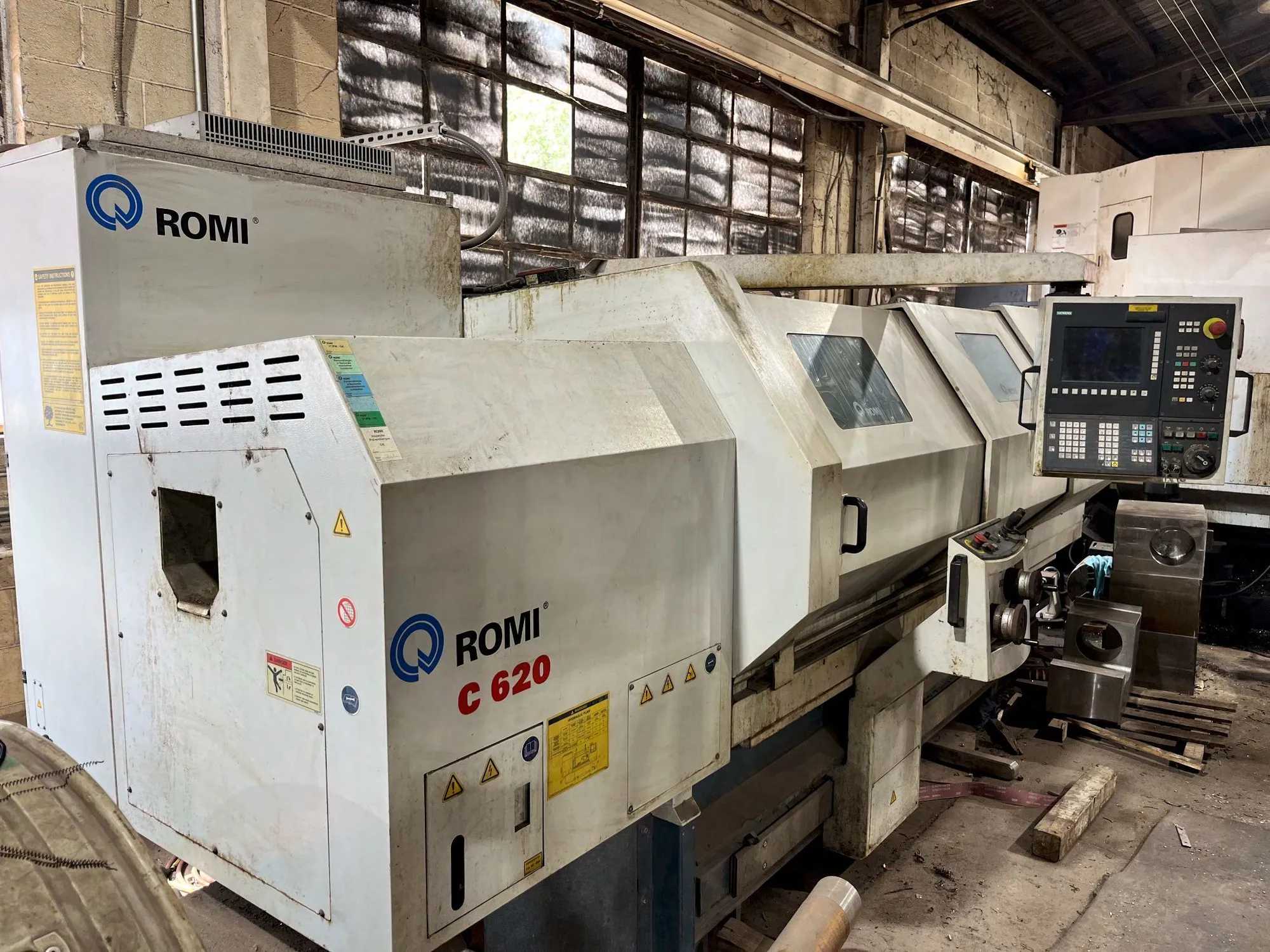 2010 Romi C-620/2000 CNC Lathe With 33.5 HP Spindle Power, 1800 RPM Speed - CNC LATHES